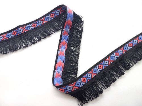Great value 3.5cm Embroidered Loop Fringe #744 available to order online New Zealand