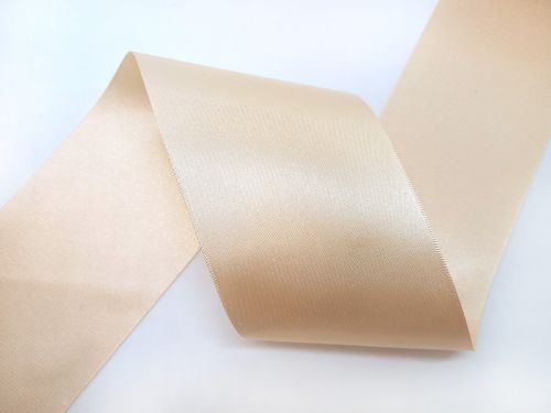 Great value Double Sided Satin Ribbon- 70mm- 703 IVORY available to order online New Zealand