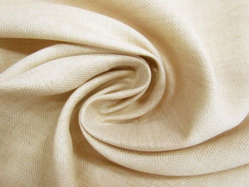 Great value Linen Viscose Blend Herringbone Twill Suiting- Sandcastle Beige #10826 available to order online New Zealand