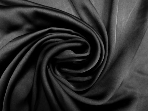Great value Satin Chiffon- Florence Black #10980 available to order online New Zealand
