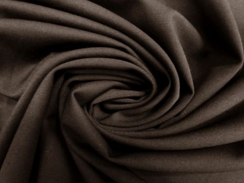 Great value Stretch Wool Blend Twill Suiting- Dark Brown #11007 available to order online New Zealand