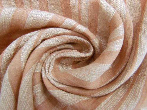 Great value Harbour Stripe Linen- Rose Terracotta #11074 available to order online New Zealand