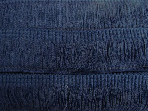 Great value 50mm Cotton Blend Fringe- Navy Blue #T461 available to order online New Zealand