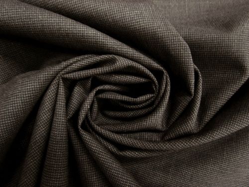Great value Stretch Wool Basketweave Suiting- Shadow Charcoal #11092 available to order online New Zealand