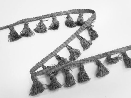 Great value Tassel Trim- Soft Grey #T465 available to order online New Zealand