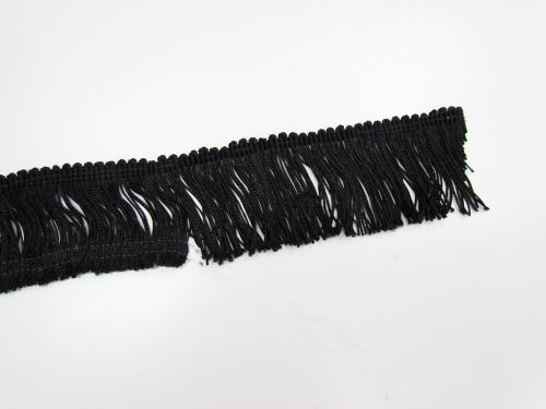 Great value 58mm Fringe Trim- Balmain Black #T498 available to order online New Zealand