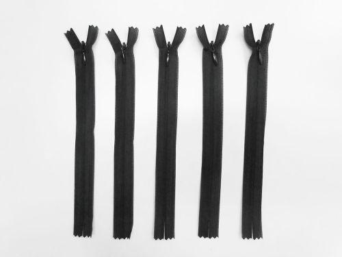 Great value 20cm Black- Invisible Zipper- 5pk- TRW115 available to order online New Zealand