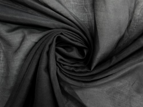 Great value Silk Viscose Voile- Bat Black #9155 available to order online New Zealand