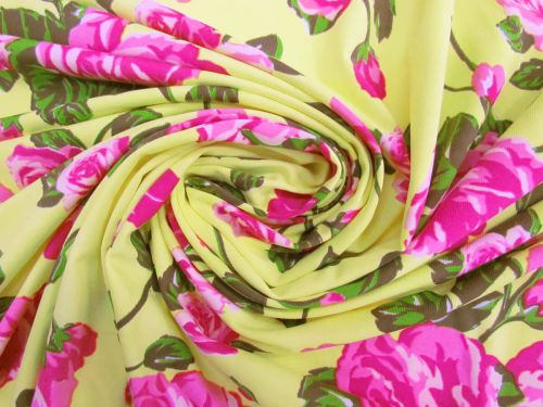 Great value Climbing Roses Matte Spandex- Yellow #11299 available to order online New Zealand