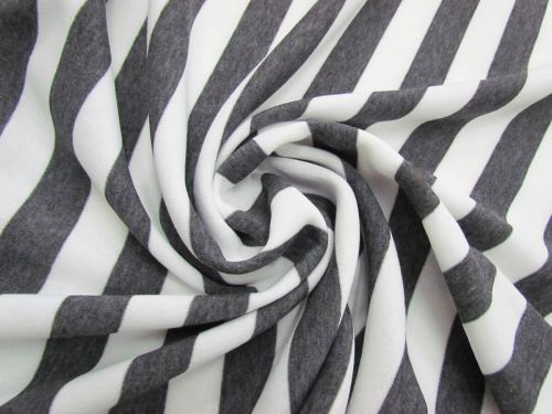 Great value Striped Fleece- Dark Grey #5066 available to order online New Zealand