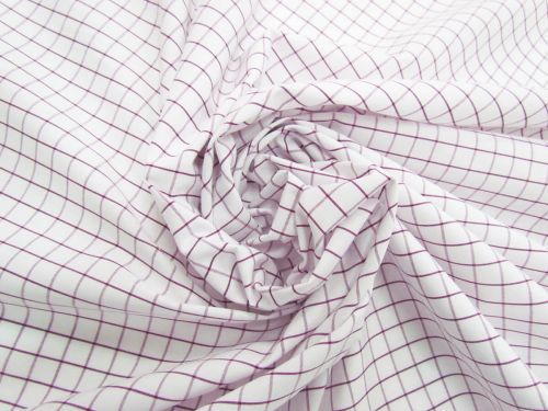 Great value Monday Morning Check Cotton Shirting #6534 available to order online New Zealand