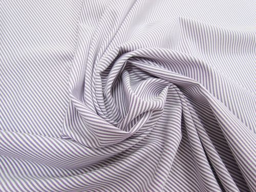Great value Lavender Stripe Cotton Blend Shirting #6545 available to order online New Zealand