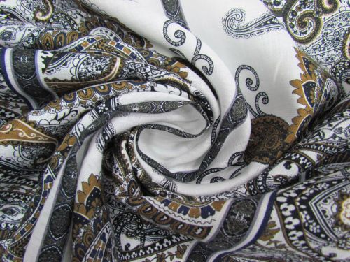 Great value Paisley Panorama Stripe Linen #11446 available to order online New Zealand