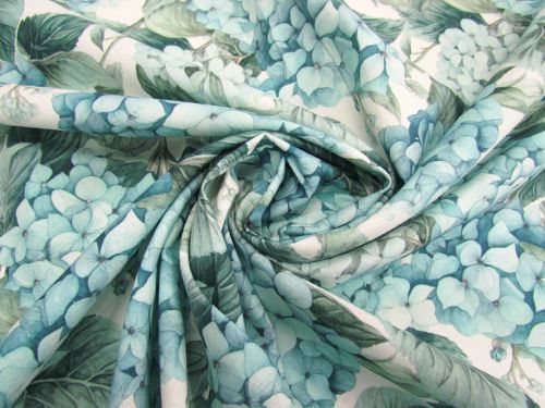 Great value Devonstone Collection- Unrivalled- Hydrangea Cotton Linen Blend- Blue DV4242 available to order online New Zealand