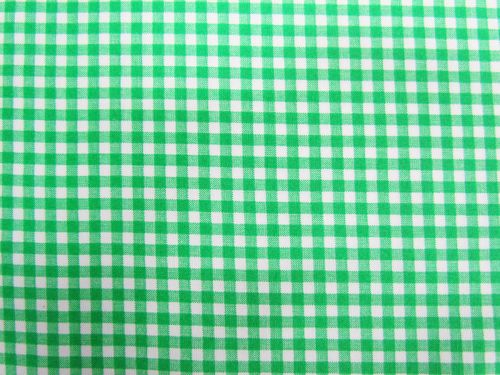 Great value Gingham Check Cotton- Grass Green available to order online New Zealand