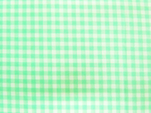 Great value Gingham Check Cotton- Bright Mint available to order online New Zealand