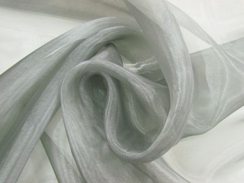 Great value Glass Organza- Gunmetal available to order online New Zealand