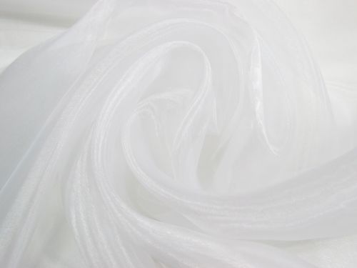Great value Glass Organza- White available to order online New Zealand