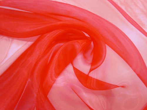 Great value Glass Organza- Red available to order online New Zealand