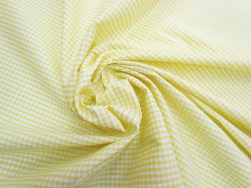 Great value 3mm Gingham Cotton- Yellow #5574 available to order online New Zealand