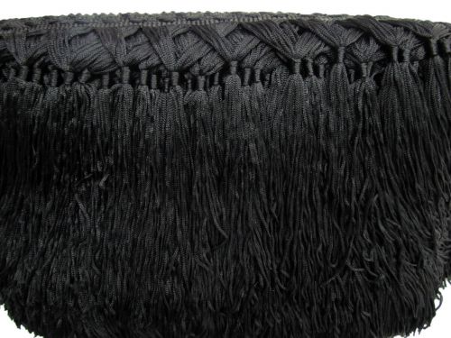 Great value 180mm Tassel Trim- Black #864 available to order online New Zealand