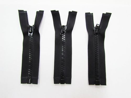 Great value Zipper Bundle- Chunky Closed End- 8cm Black- Pack of 3 available to order online New Zealand