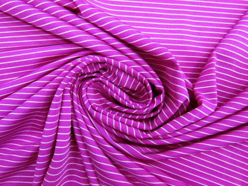 Great value Thin Stripe Lightweight Spandex- Magenta #10196 available to order online New Zealand