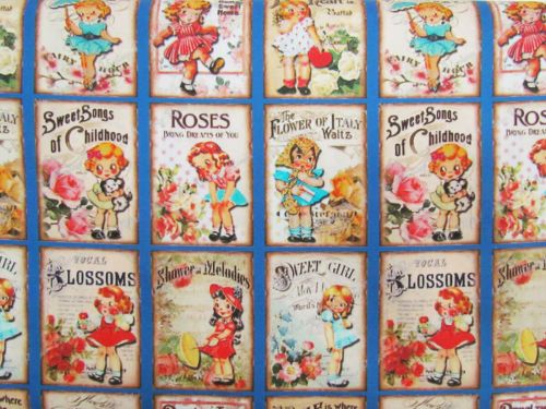 Great value Vintage Reads Cotton- Blue available to order online New Zealand