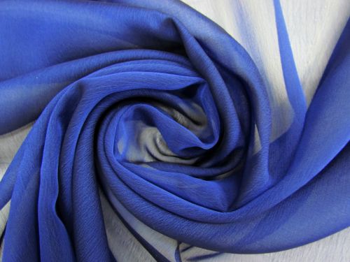 Great value Shot Yoryu Chiffon- Royal Blue #10644 available to order online New Zealand