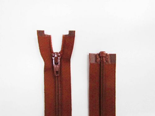 Great value 30cm YKK Open End No. 3 Zip- Reddish Brown #TRW186 available to order online New Zealand
