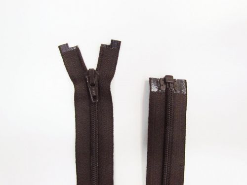 Great value 40cm YKK Open End No. 3 Zip- Deep Brown #TRW187 available to order online New Zealand