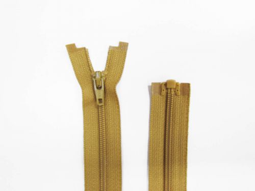 Great value 40cm YKK Open End No. 3 Zip- Brass #TRW190 available to order online New Zealand