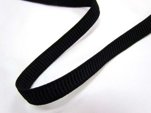 Great value 12mm Ribbed Elastic- Black available to order online New Zealand