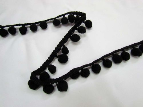Great value Designer Pom Poms- Black available to order online New Zealand