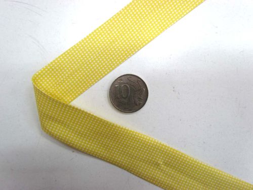 Great value A Day In The Country Bias- Pindots- Cream on Yellow available to order online New Zealand