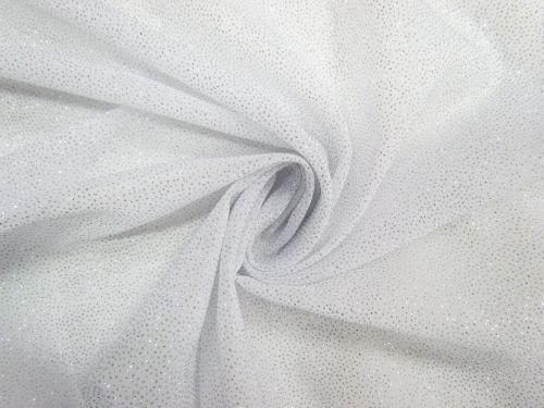 Great value Glitter Chiffon- White available to order online New Zealand