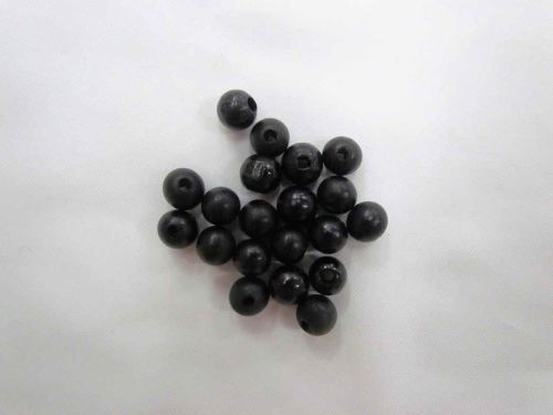 Great value Black Wooden Beads- Pack of 20- RW137 available to order online New Zealand