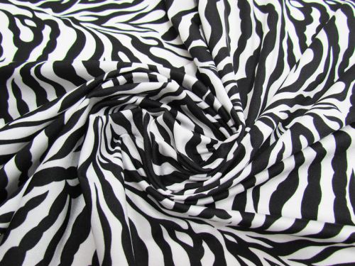 Great value Animal Print Lycra- Zebra (Shiny) available to order online New Zealand