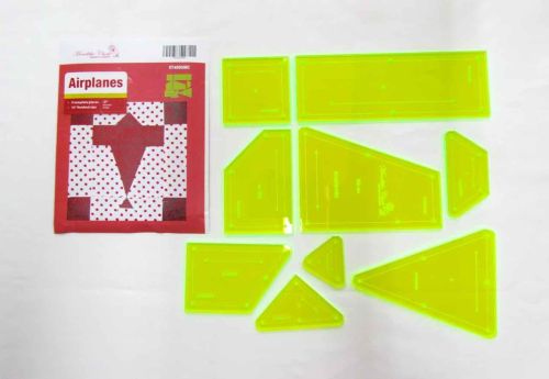 Great value Airplanes Patchwork Template Set available to order online New Zealand