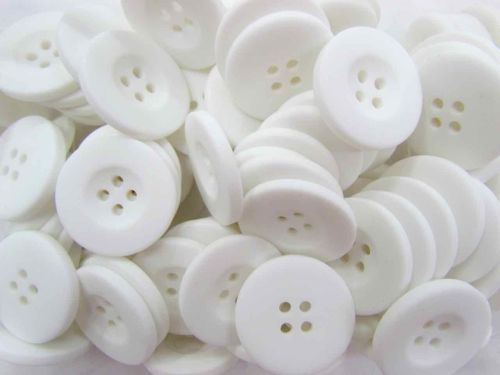 Great value Matte White Fashion Buttons- FB052 available to order online New Zealand