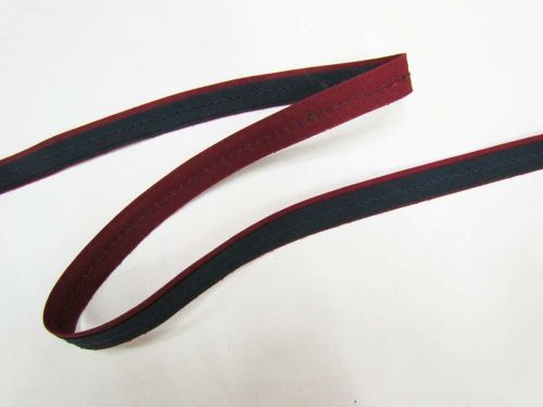 Great value Cotton Poly Bias Piping - Black/Maroon available to order online New Zealand