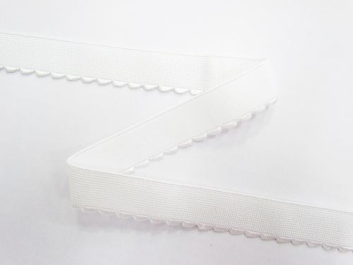 Great value 20mm Lingerie Elastic- Bright White #222 available to order online New Zealand