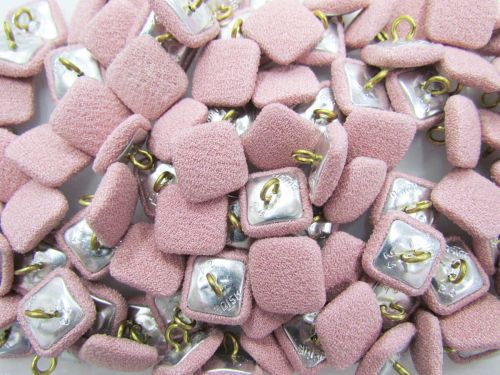 Great value Fabric Covered Fashion Buttons- Pink Crepe FB094 available to order online New Zealand