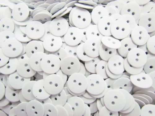 Great value Heavy Duty Fashion Buttons- White FB101 available to order online New Zealand