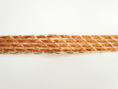 Great value Copper & Gold Foil Braided Trim available to order online New Zealand