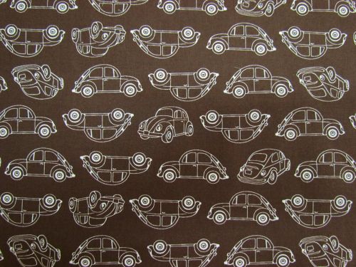 Great value Retro Beetle Cotton- Brown available to order online New Zealand