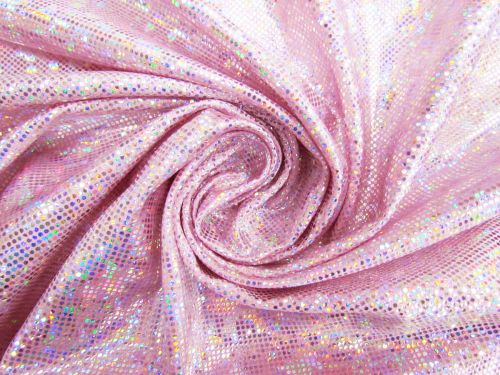 Great value Shattered Glass Spandex- Light Pink available to order online New Zealand