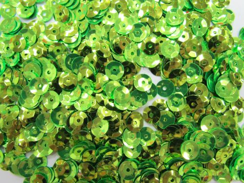 Great value 24gm Sequin Pack- Lime Green- 6mm #039 available to order online New Zealand