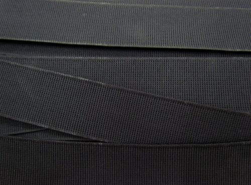 Great value 38mm Ribbed Elastic- Smokey Black #038 available to order online New Zealand