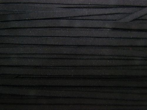 Great value 7mm Rayon Petersham Ribbon- Black #048 available to order online New Zealand